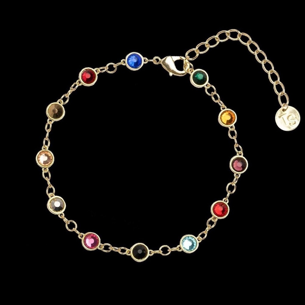 TAYLOR SWIFT Eras Tour Bracelet Bejeweled Official Merch 18K Gold Plated CZ Gems